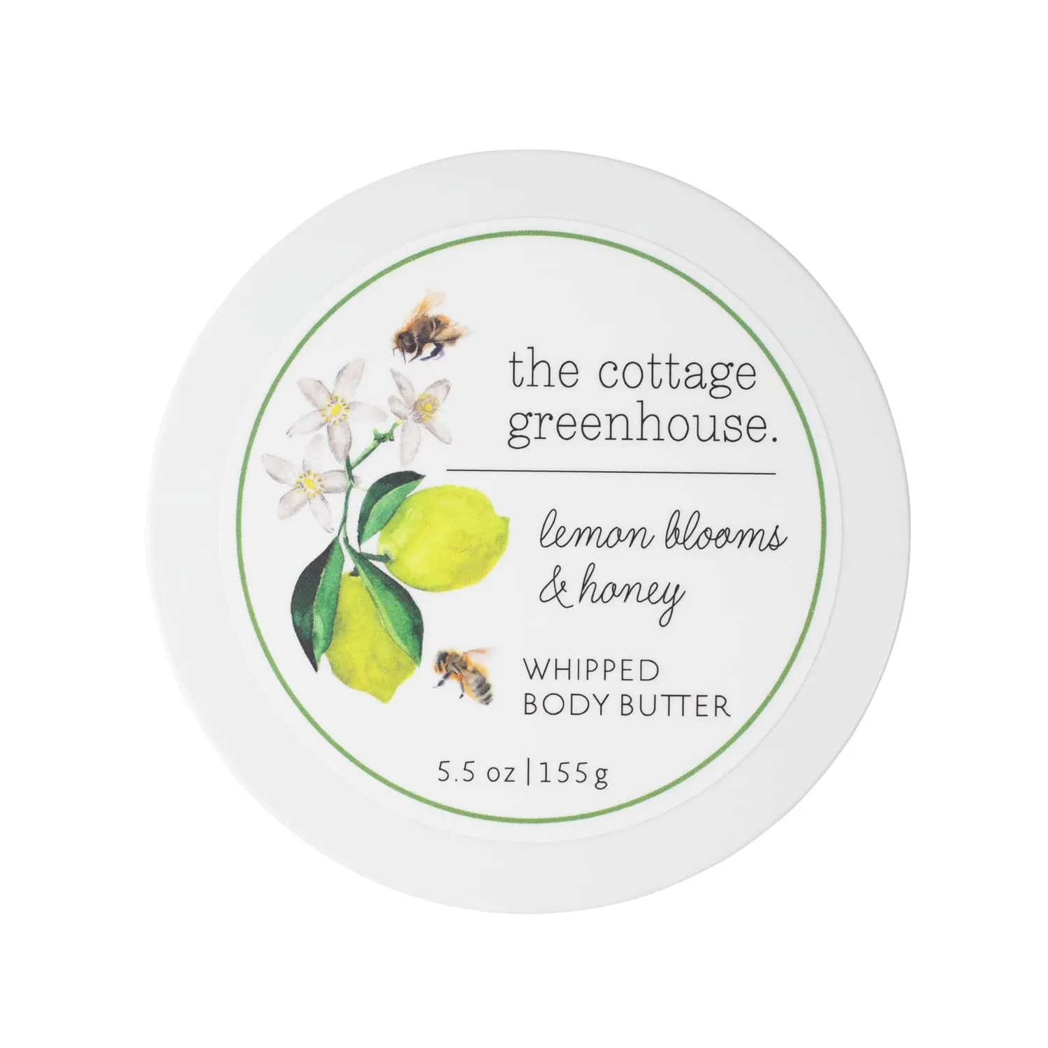 Lemon Blooms & Honey Body Butter, 5.5 oz., Shea Butter, Aloe, Honey & Avocado Oil, Body Lotion for Women, Hydrating & Smooth Body Moisturizer