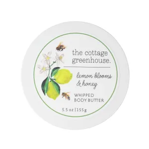Lemon Blooms & Honey Body Butter, 5.5 oz., Shea Butter, Aloe, Honey & Avocado Oil, Body Lotion for Women, Hydrating & Smooth Body Moisturizer