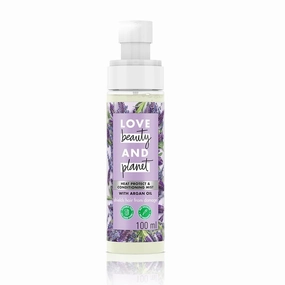 Love Beauty  Planet Unisex Adult Lavender Argan Oil Heat Protect & Conditioning Mist|No Sulfates,Paraben|100Ml
