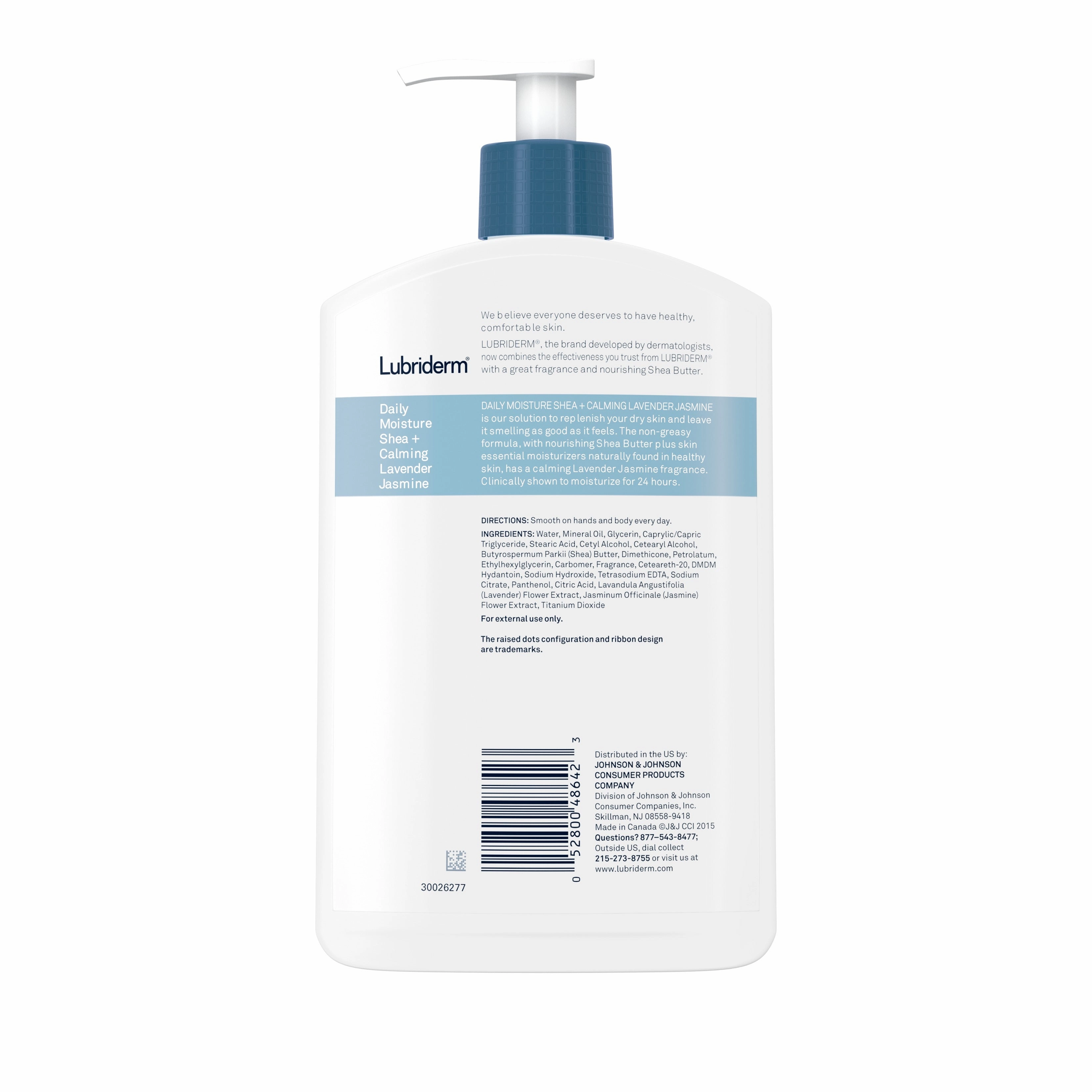 Lubriderm Daily Moisture Lotion, Shea   Calming Lavender Jasmine