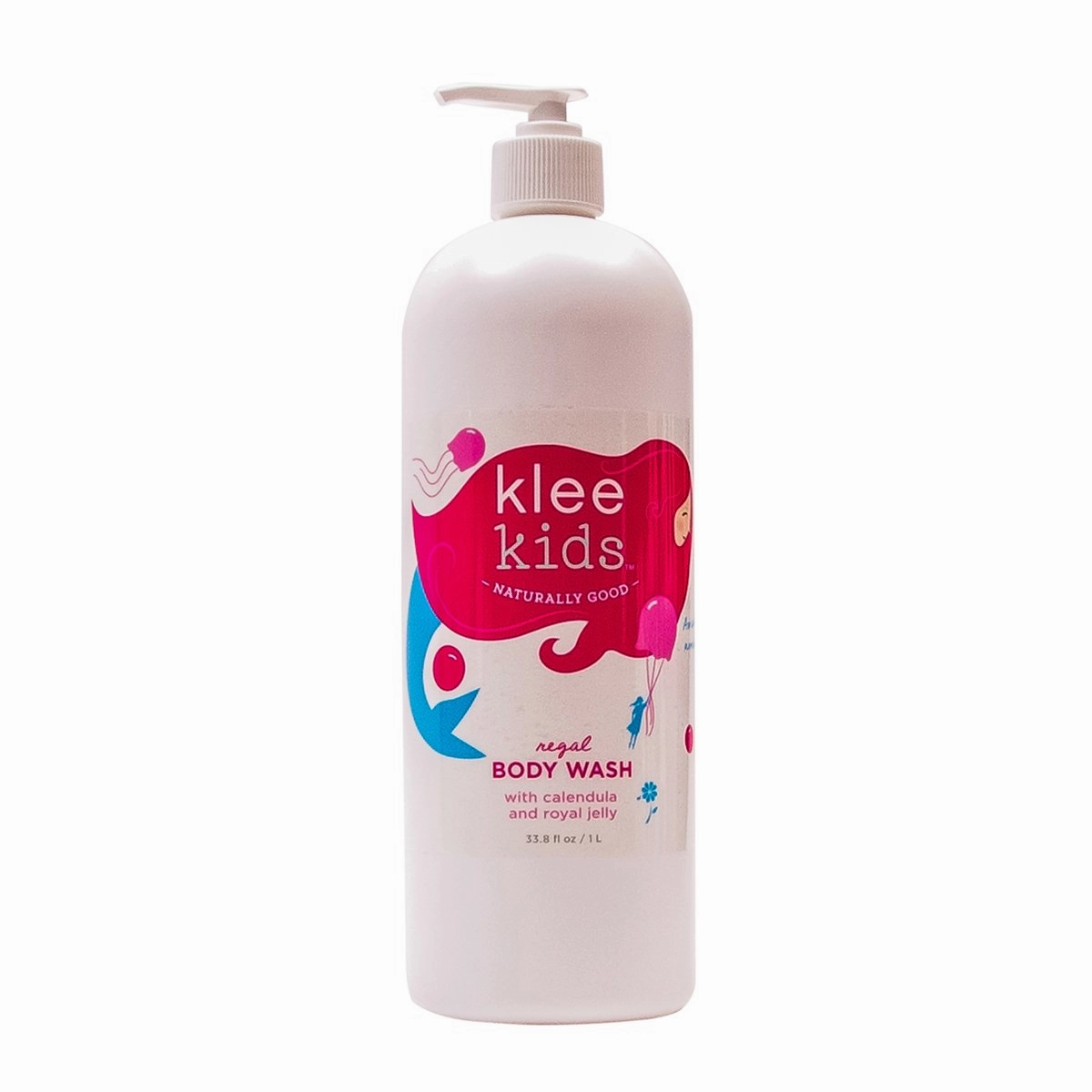 Luna Star Naturals Klee Kids Regal Body Wash with Calendula and Royal Jelly (33.8oz)