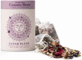 Lunar Blend Bath Tea by Purple Canyon | 3 Relaxing Bath Soaks with Lavender, Green Tea, Epsom Salt, and Essential Oils | Skin Care Gifts for Women