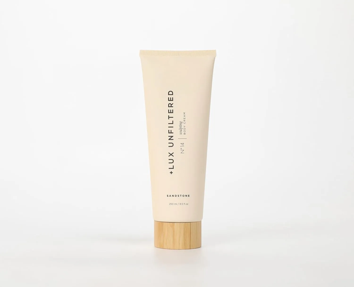   Lux Unfiltered N°14 Sculpting, Firming, & Conditioning Body Cream for Women - Firming Body Lotion with Peptide Blend & Caffeine - Tones, Sculpts, & Hydrates - Vegan & Cruelty Free - Sandstone
