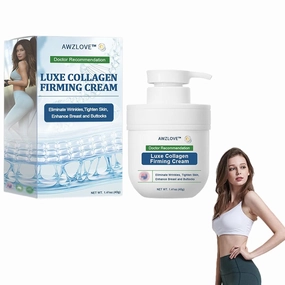 Luxe Collagen Firming Cream, Skin Tightening Cream, Collagen Firming Lotion Body Moisturizer Lifts, Firms, & Tightens For Younger Looking Skin, For All Skin Types (1 Bottle）