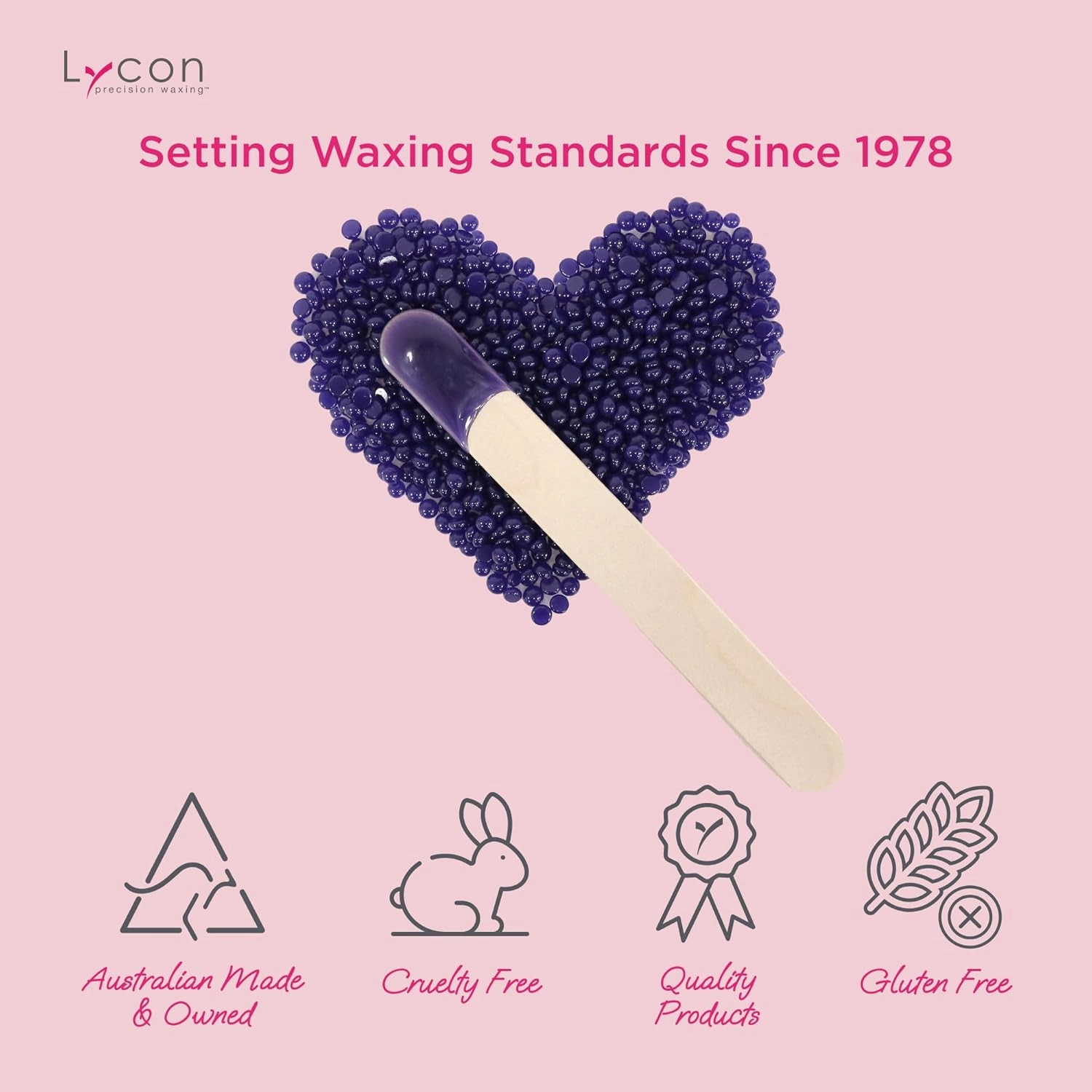 LycoJet Lavender Hard Wax Bricks for Hair Removal, Effortlessly Removes Stubborn Hair with Professional-Grade Soothing Formula, Suitable for Sensitive Skin, 1kg/ 35.3 oz