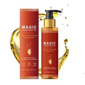 Magic Firming Body Oil,Deep Hydration & Anti-Wrinkle, Boosts Skin Elasticity, Lightweight Fast-Absorbing