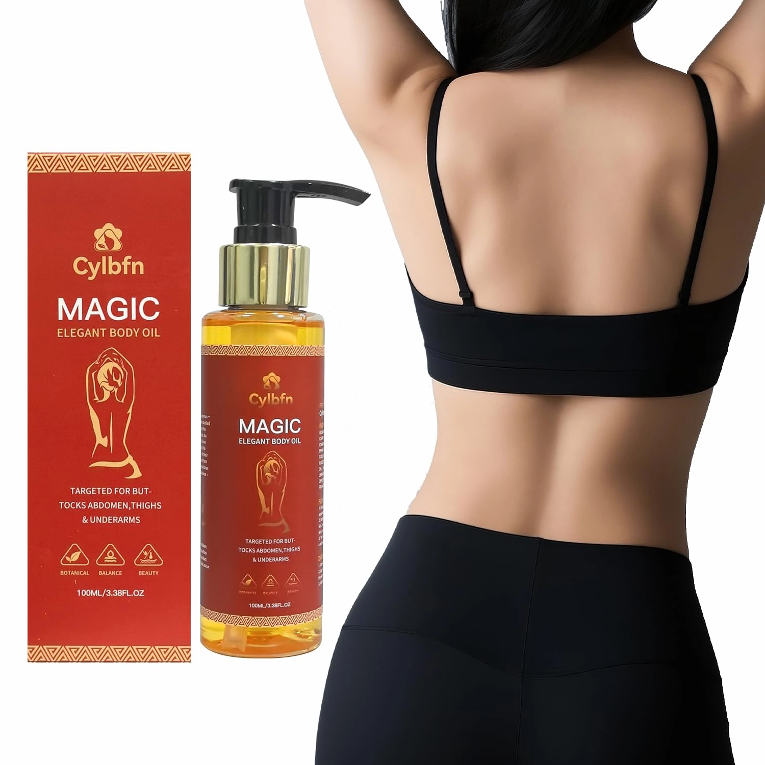 Magic Body Firming Oil – Hydrating Shower Oil & Skin So Soft Treatment with magic body oils – Firming Body Lotion Alternative for Arms, Chest, Thighs – Infused with Vitamin E, Rosehip & Almond Oils