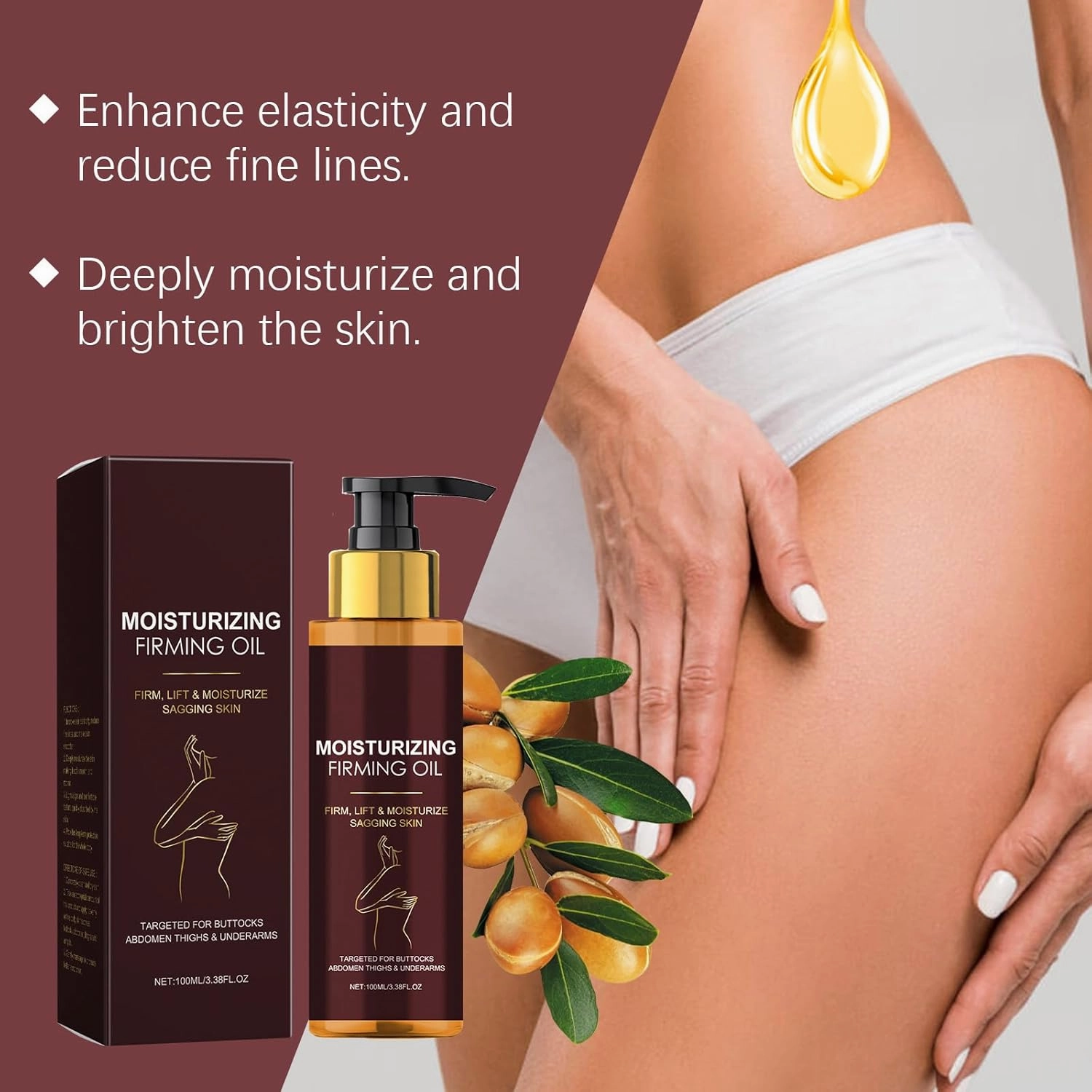 Magic Luxury Body Oil, Magic Body Firming Oil, Provide Deep Moisture While Gently Firming The Skin On Arms, Chest, Thighs, And More, For All Skin Types (1 Pcs)