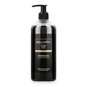 MAN Body Wash Refreshing Shower Gel for Deep Cleansing, Hydrating & Moisturising Skin with Aloe Vera & Charcoal Powder 500 Ml