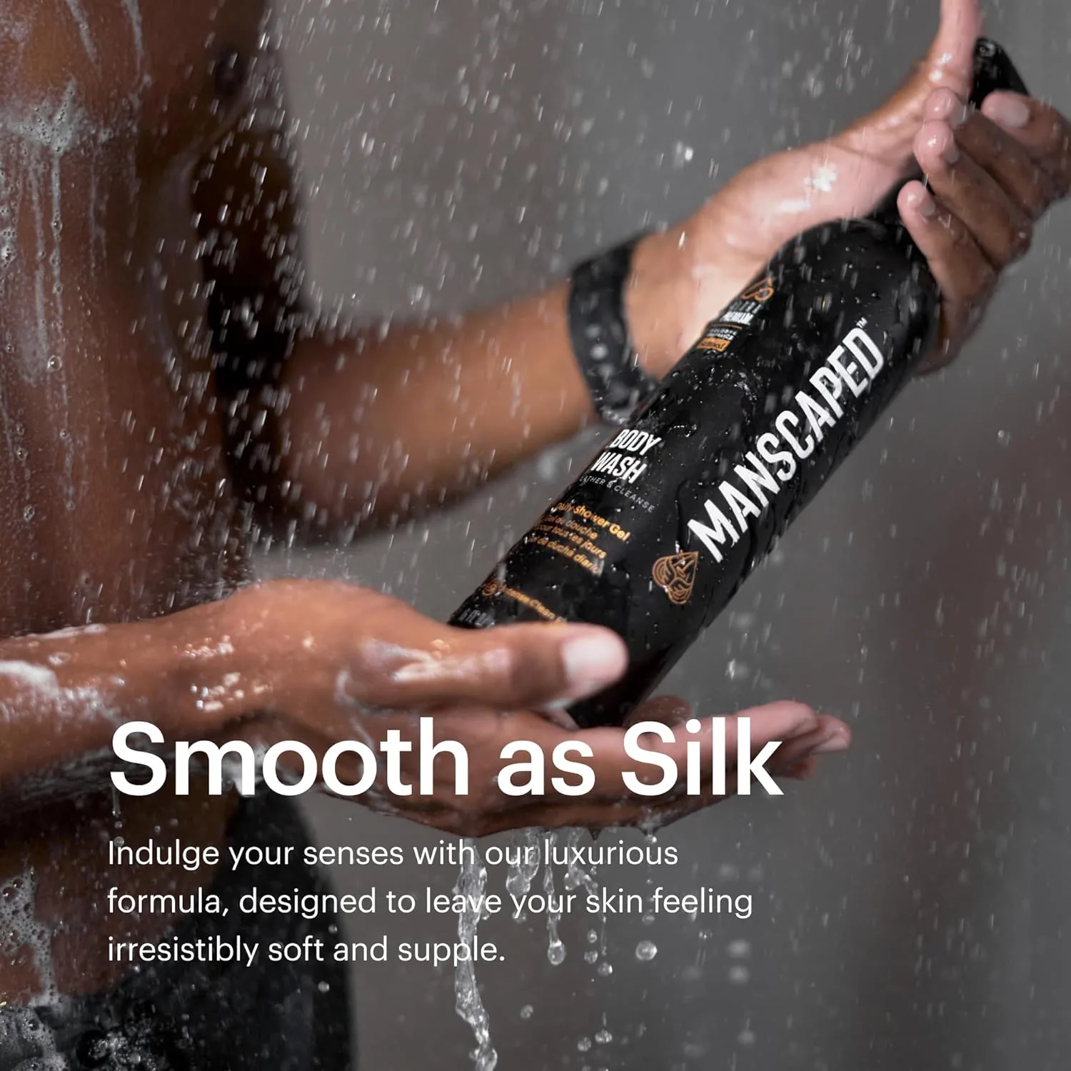 MANSCAPED® Men’s UltraPremium Refined® Body Wash, Luxurious Clean Formula Infused with Aloe Vera and Sea Salt, Refreshing and Nourishing Daily Shower Gel for Hydrating Skin, (16 oz), 2 Pack
