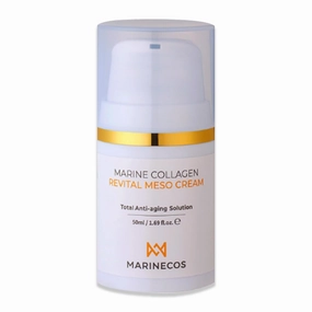Marine Collagen Revital Meso Cream 50ml ㅣ Lightweight Firming Face Cream with Peptide Complex ㅣ Hydrating Daily Moisturizer for Elastic Radiant Skin