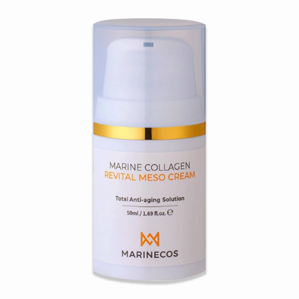 Marine Collagen Revital Meso Cream 50ml ㅣ Lightweight Firming Face Cream with Peptide Complex ㅣ Hydrating Daily Moisturizer for Elastic Radiant Skin