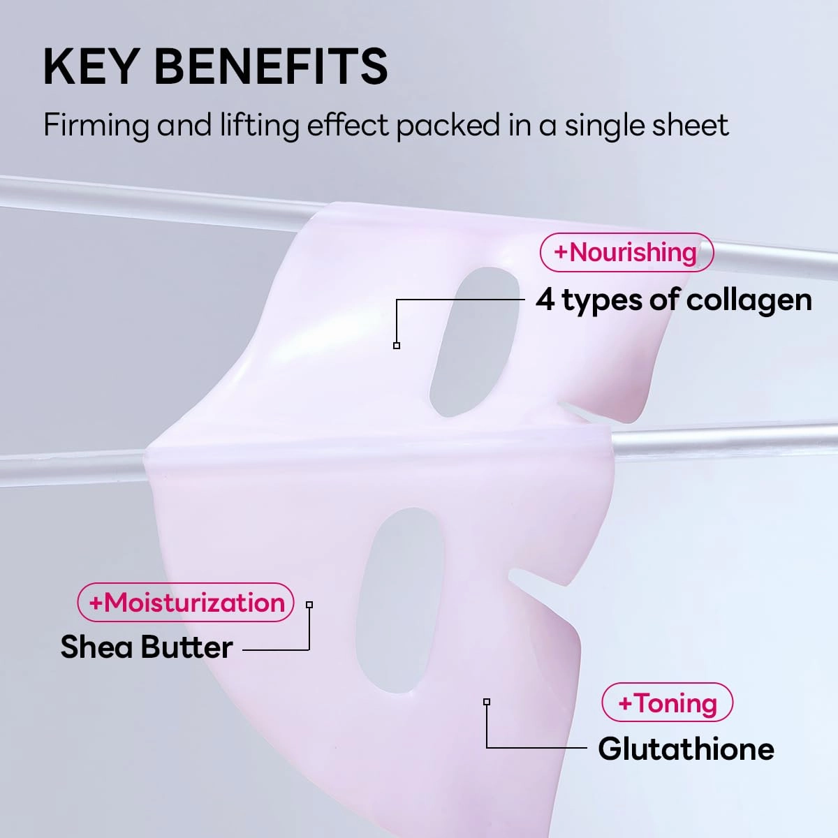 Mediheal Hyper Collagen Real Deep Mask 10pcs | Collagen Gel Mask for Multi-lifting Care | Achieves Bouncy Skin | Boosts Pore Elasticity | 30mins Quick Care