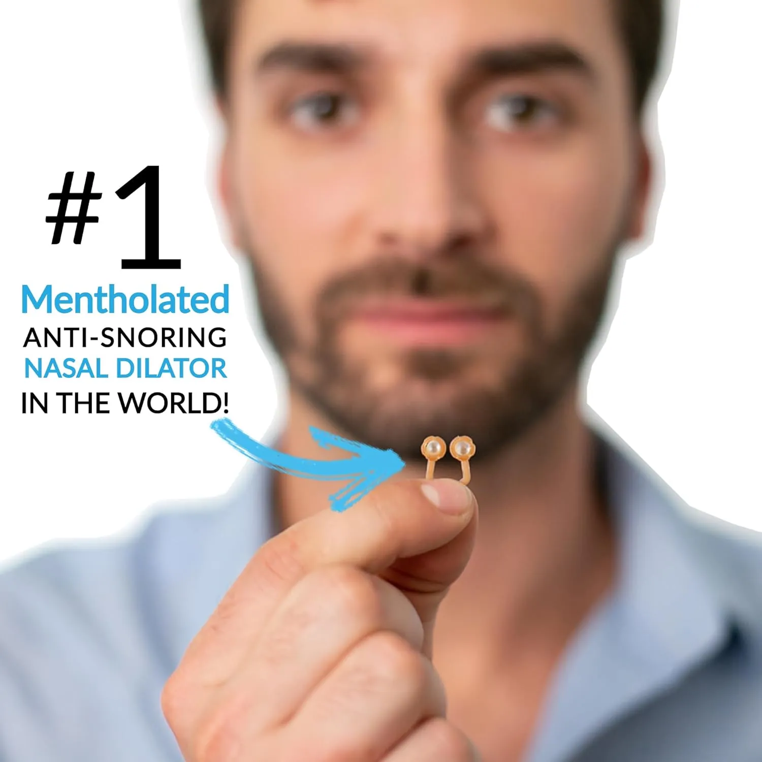 Mentholated Nasal Dilators for Breathing, Instant Nasal Congestion Relief, Nose Clips for Snoring, Nasal Dilators for Sleeping, Mentholated Peppermint, 28 Count, Drug-Free