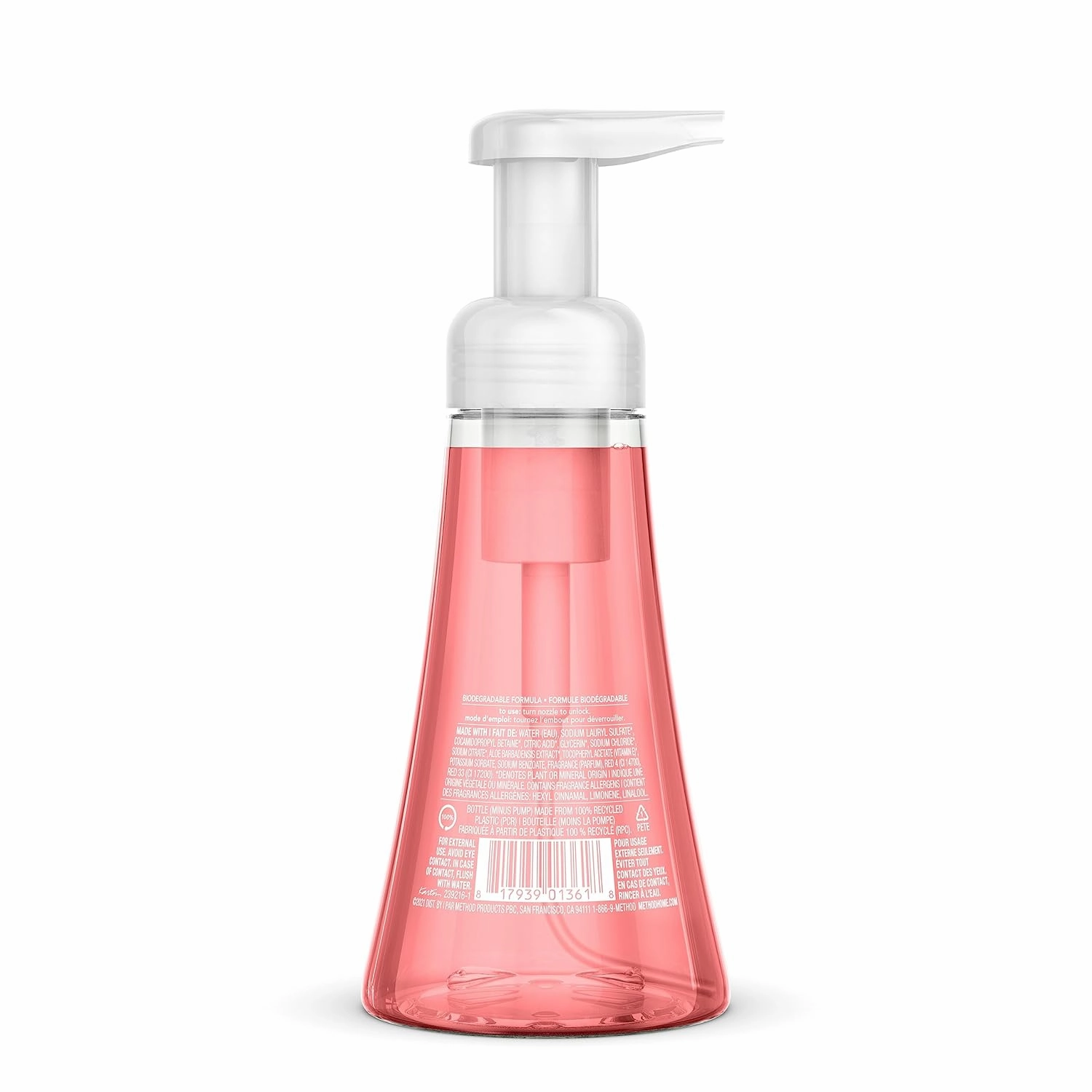 Method Foaming Hand Soap 3 Scent Variety Pack, Pink Grapefruit, French Lavender1 Sea Minerals, 10 oz each. 3 Count (Variety Pack)