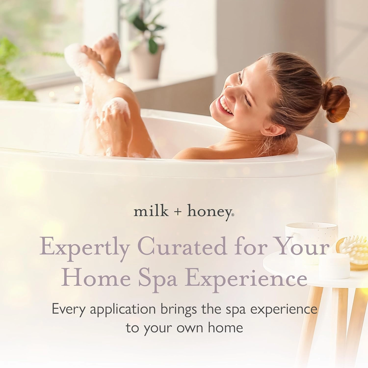 milk   honey No. 8 Calming Bath Soak – Moisturizing Epsom Salt with Lavender & Eucalyptus – Relaxing Aromatherapy Soak for Sore Muscles, Dry Skin & Stress Relief – 10 oz