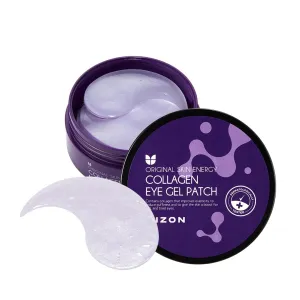 MIZON Collagen Eye Gel Patch with Hydrolyzed Collagen, Caviar, and Chamomile for Firming, Nourishment, and Wrinkle Care – 60pcs –