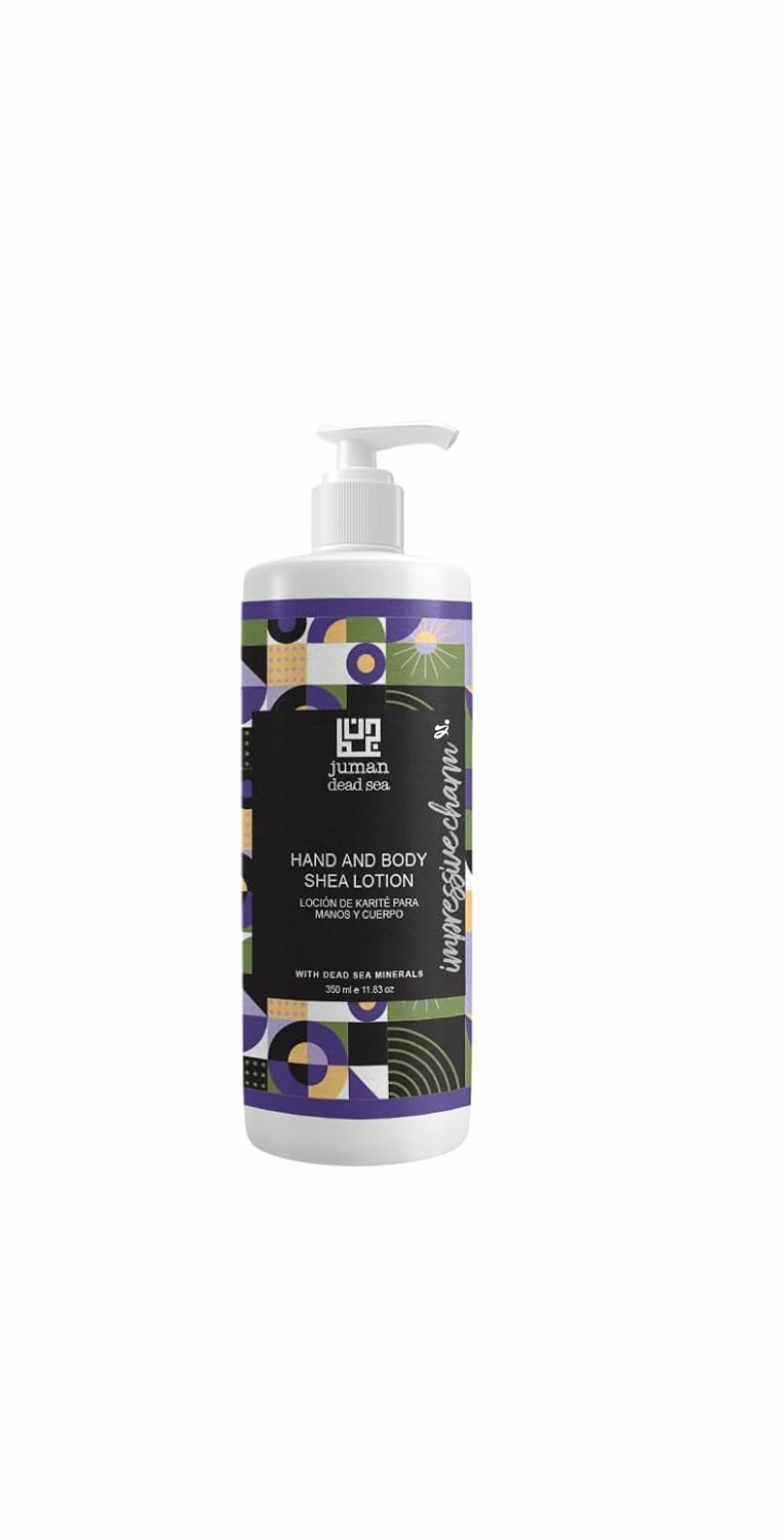 Moisturizing Shea Cocoa Butter Hand Lotion Body Lotion with Dead Sea Minerals Ideal for Dry Skin | Normal Skin | All Skin Type | All Weather | Non-Greasy | Impressive Charm | Scented | Dead Sea Goods