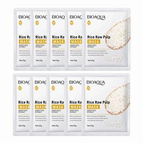 MOND'SUB Sea Fennel Hyaluronic acid Anti-Wrinkle Nourishing Mask, Anti Aging Collagen Skin Care for Wrinkles, Dry Skin & Photoaging - Firming Hydrating Facial Sheet Masks, 10 Pack