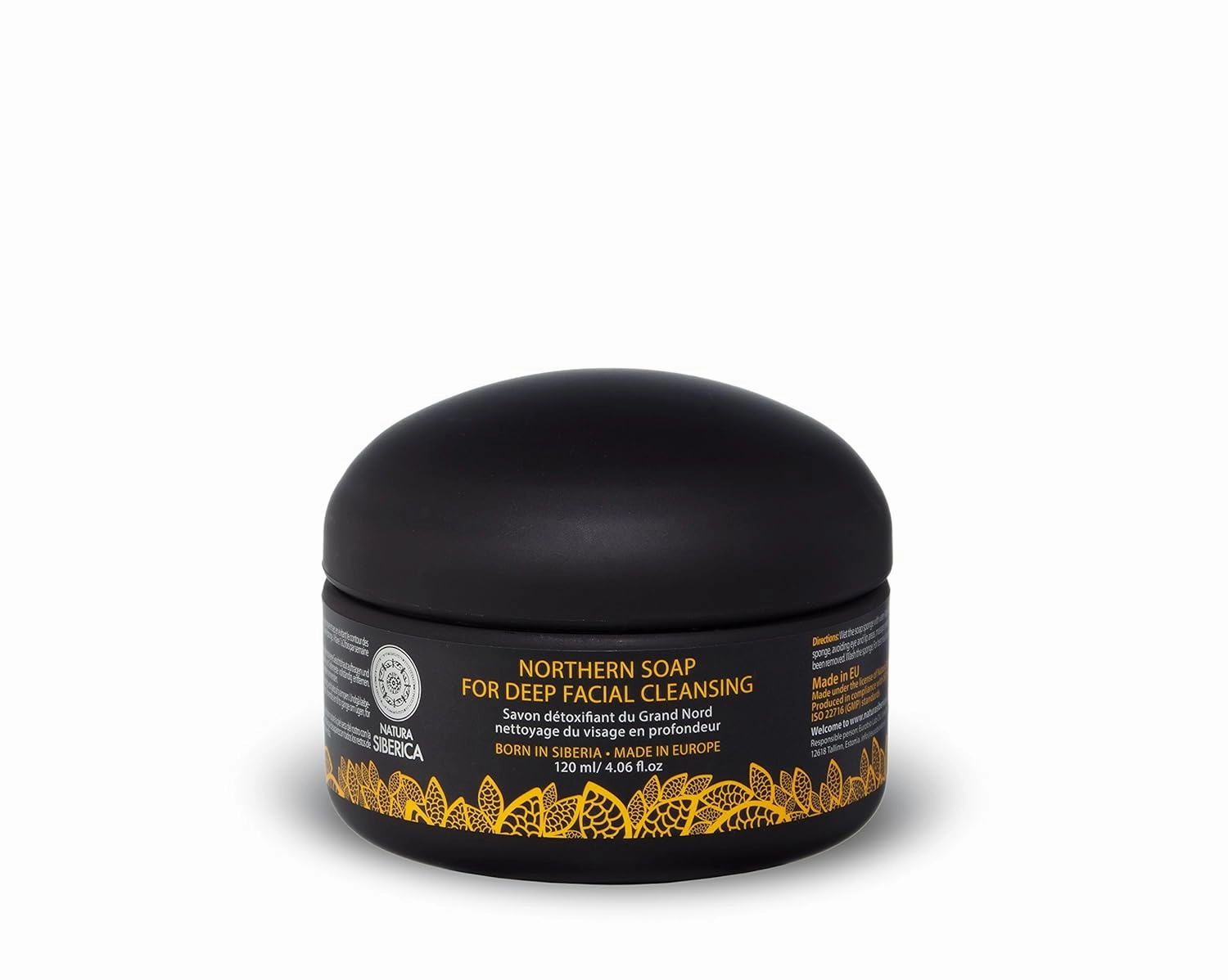 Natura Siberica, Northern Detoxifying Soap with Charcoal for A Deep Purifying Effect, 4.23 Ounce