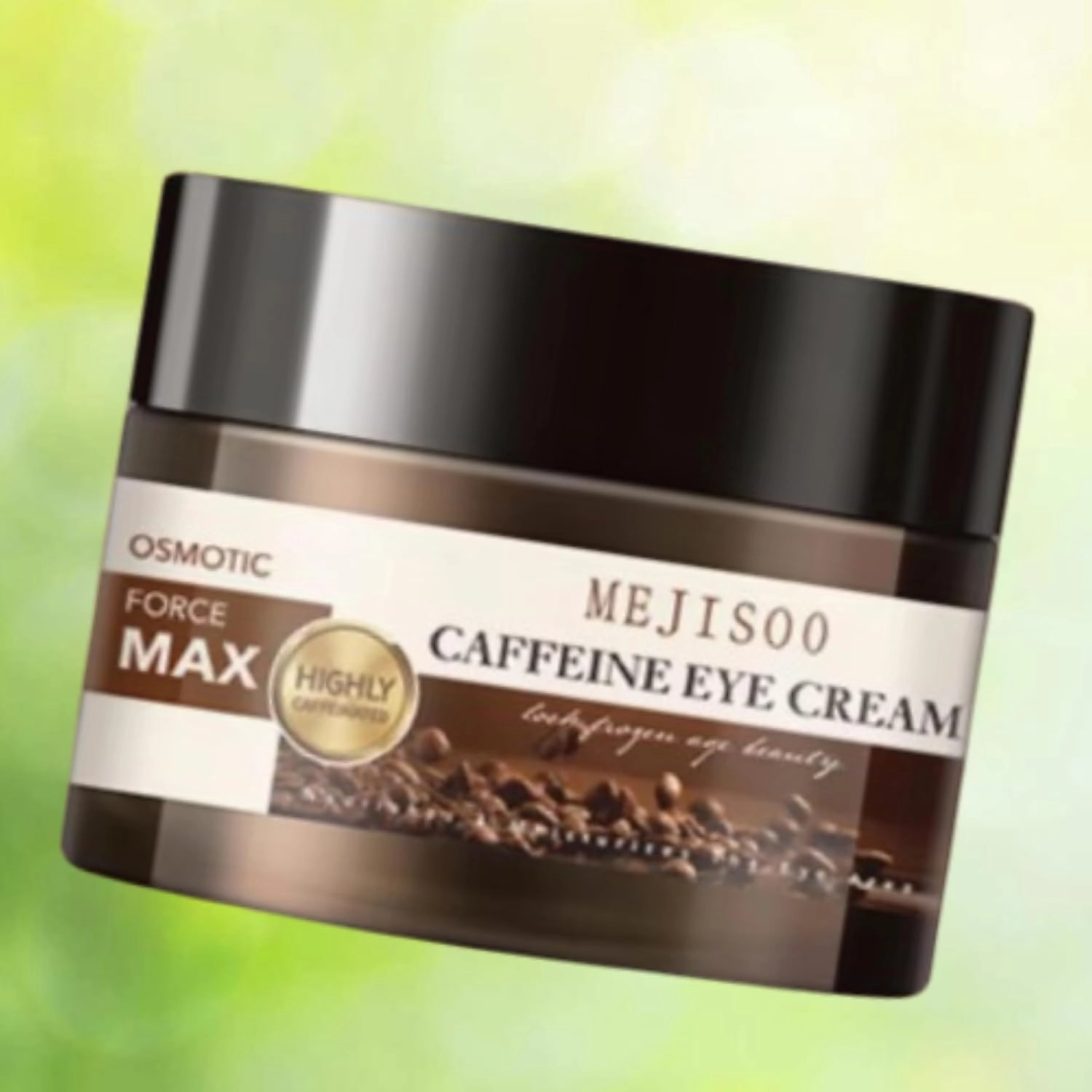 Natural Caffeine Eye Cream 50g for Dark Circles and Puffiness, Under Eye Wrinkles Fine Line and Eye Bags For Sensitive All Skin