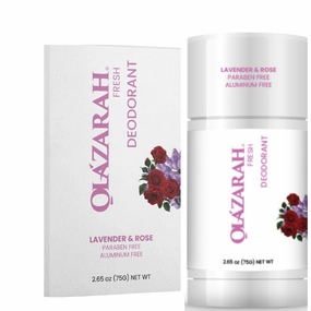 Natural Lavender & Rose 48-Hour Antiperspirant Deodorant Stick: Stain-Free Protection for Women and Men, 2 oz.