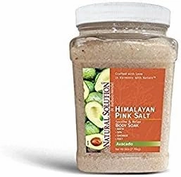 Natural Solution Bath Salt, Cork Jar Filled with Calming Lavender, Muscle Relief & Joint Soother Contains 84 Minerals, Foot Soak