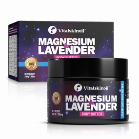 Natural Topical Magnesium glycinate body cream, lotion for nighttime and bedtime, tired legs soothing relief, magnesium chloride muscle butter . 8.67 oz, relaxation Sleep Easy Formula with lavender