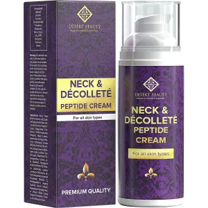 Neck Firming Cream, Anti Aging Moisturizer for Neck & Décolleté (3.38 oz / 100ml Large Bottle) | Advanced Stem Cell   Collagen Formula For Tightening & Lifting Sagging Skin