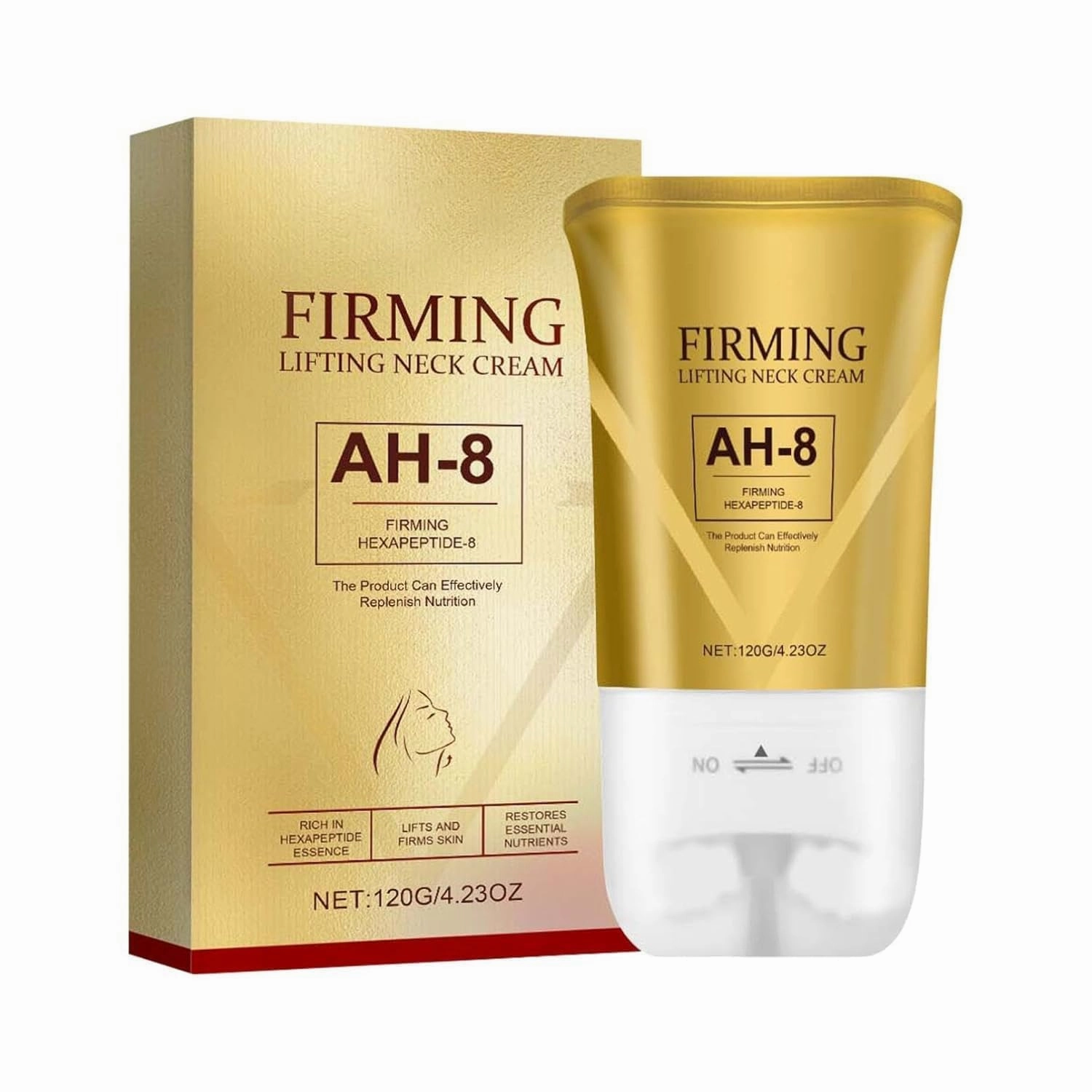 Neck Firming Cream, AH-8 Firming Neck Cream for Crepey Skin Body Care Comfort, Moisturizing, Tightening Lotions Cosmetic Skin Care