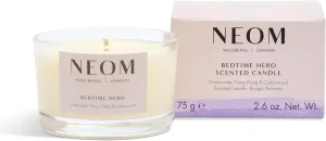 NEOM- Bedtime Hero Scented Candle, Travel Size | Essential Oil Aromatherapy Candle | Ylang Ylang & Chamomile | Scent to Sleep
