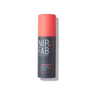 Nip Fab   Fab Charcoal and Mandelic Acid Fix Serum for Face with Activated Charcoal and Cocoa Butter Hydrating Moisturizing, 1.7 fluid ounces