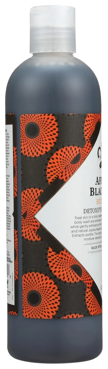 Nubian Heritage Body Wash, African Black Soap, 13 Fluid Ounce