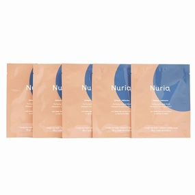 Nuria - Defend Purifying Bubble Sheet Mask Set, Cleansing Masks to Lift Impurities for Clean Skin, Suitable for All Skin Types, 5 mask bundle, each 25g/net wt 0.9 oz