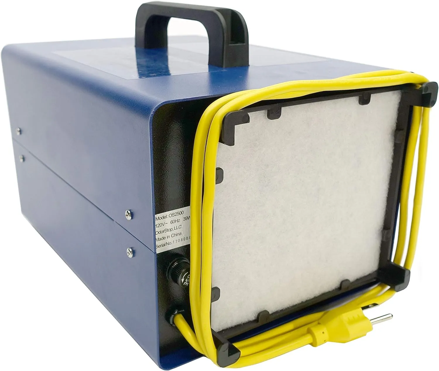 OdorStop OS2500UV Professional Grade Ozone Generator Ionizer for Areas of 2500 Square Feet , For Deodorizing and Purifying Medium Size Areas Such as Hotel Rooms, Offices, and Basements