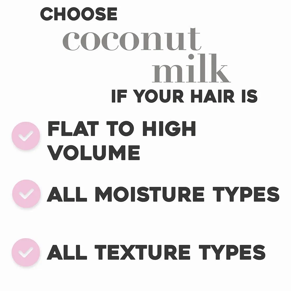 OGX Nourishing   Coconut Oil Weightless Hydrating Oil Hair Mist, Lightweight Leave-In Hair Treatment with Coconut Oil & Bamboo Extract, Paraben & Sulfate Surfactant-Free, 4 fl oz (Pack of 2)