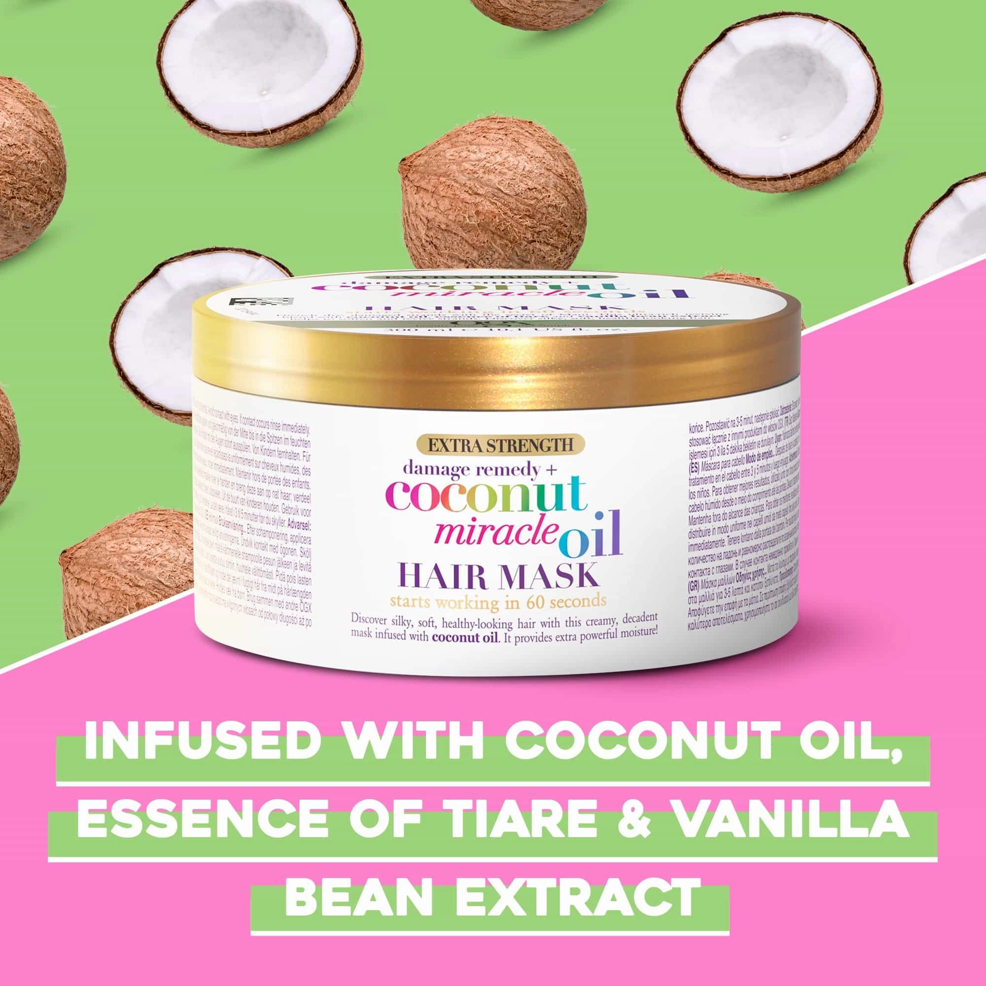 OGX Damage Remedy  Coconut Miracle Oil Hair Mask 300ml