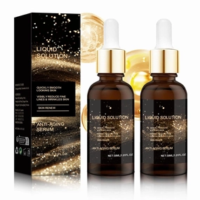 Olavita Face Serum, Liquid Solution Serum, with Vitamin C & E, Anti-Aging, Firming Facial, Plump Skin (2pcs)