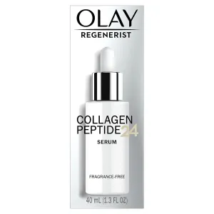 Olay Collagen Peptide Visibly Firming Serum, Fragrance-Free, 1.3 FL OZ (40 mL)