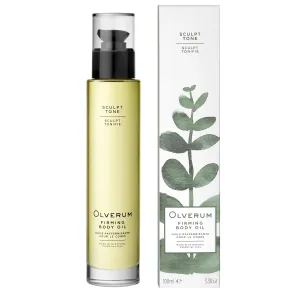 Olverum Firming Body Oil - Luxury Skin Tightening Oil 100ml Spray - Ethically Sourced Blend of Active Botanical and Essential Oils - Contouring Collagen Boost for Women And Men - Relax. Restore. Renew