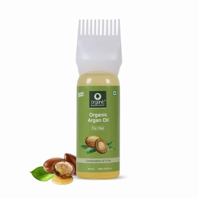 Organic Argan Hair Oil | For Men & Women | Cold-pressed Moroccan Argan Oil For Soft, Silky & Smooth Hair | 100% American Certified Organic | Sulphate & Paraben-free - 150ml