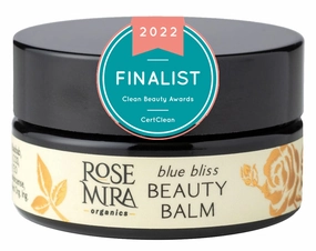 Organic Face Balm For Fine Lines and Wrinkles - Blue Bliss Beauty Balm - Deep Moisture & Deep Cellular Anti-Aging - 1 Month Supply Made in USA