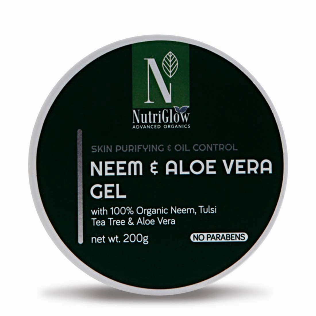 Organics Neem and Aloe Vera Gel/Skin Hydrating/No Parabens/No Sulphates/With 100% Organic Neem, Tulsi -200 g