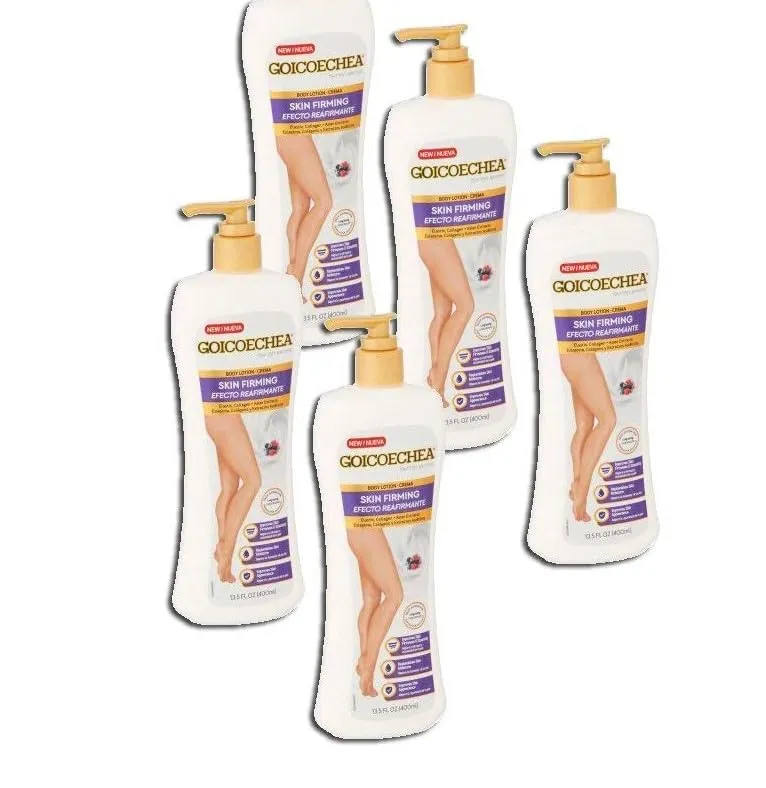 PACK OF 5 - Goicoechea Elastin Collagen   Asian Extracts Skin Firming Body Lotion 13.5 fl oz