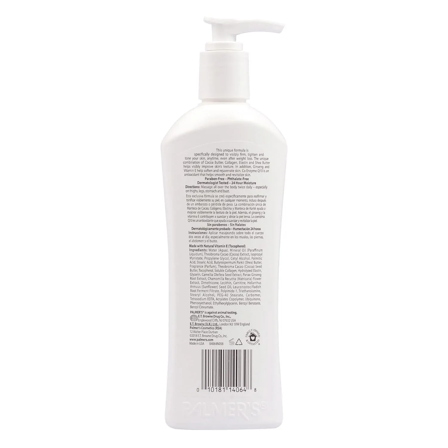 Palmer's Firming Butter Lotion Pump Bottle, 10.6 Ounce (Pack of 2)
