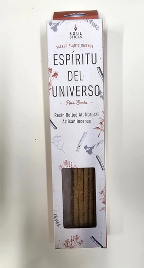 PALO SANTO AND WHITE SAGE HAND ROLLED SMUDGE INCENSE STICKS