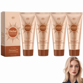 Parowu Spot Removing Face Mask,Herbal Spots Peel-Off Facial Mask, Anti-Aging Anti-Wrinkle Tear-Off Mask,Deep cleans pores and improves facial skin texture (4PCS)
