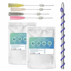 Pdo Threads, PDO Threads for Face Lift Mono Screw Type with Sharp Tip, Pdo Thread Facial Threads for Lifting 20Pcs (30G13MM)