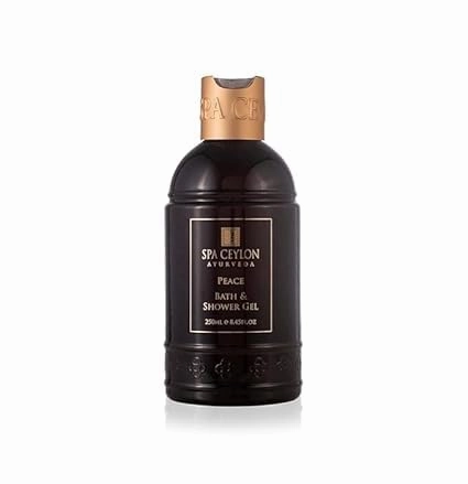 Peace Bath and Shower Gel | Lemongrass and Lavender Infused Herbal Body Wash | Hydrating with Aloe Vera | Vegetarian & Cruelty-Free | Promotes Harmony