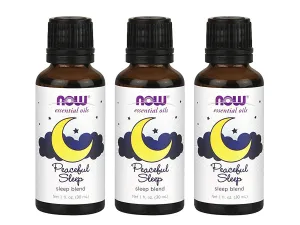 Peaceful Sleep Oil Blend, 1 oz by Now Foods (Pack of 3)